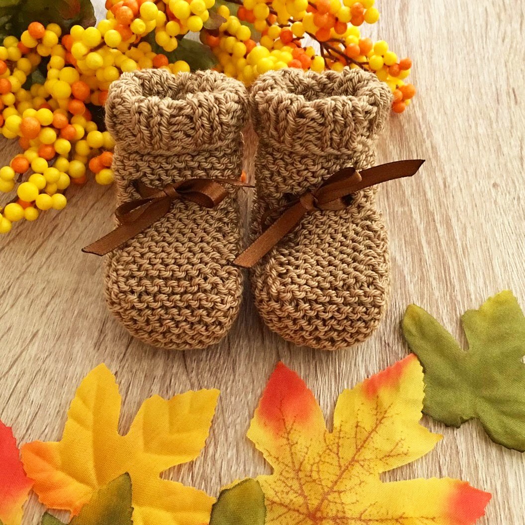 Botitas de otoño color cafe